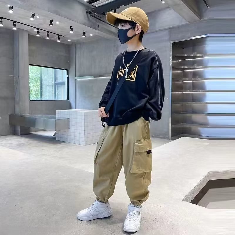 Quần Dài Dáng Rộng Phong Cách Thời Trang Xuân Thu Dành Cho Nam Giới