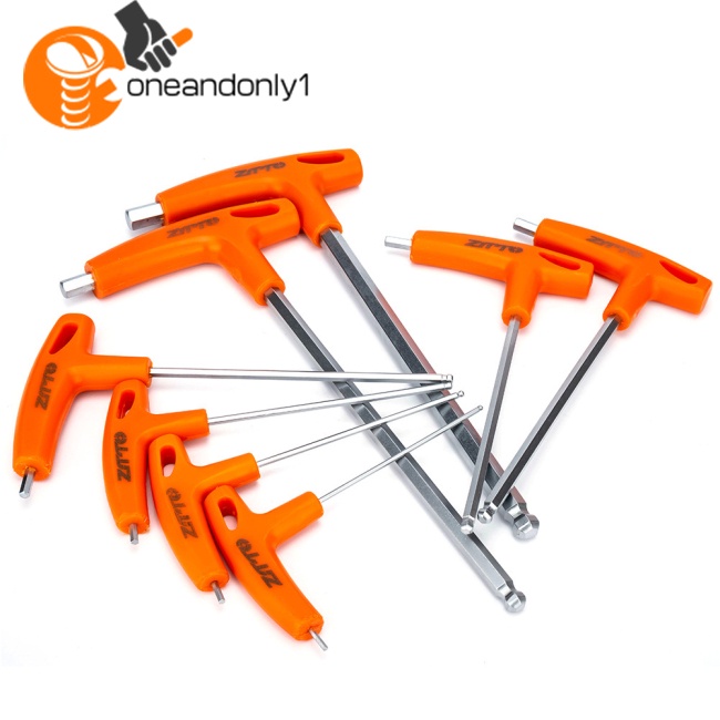 Cờ Lê Lục Giác Hình Chữ T 2.5mm-10mm Chuyên Dụng Sửa Chữa Xe Đạp Leo Núi