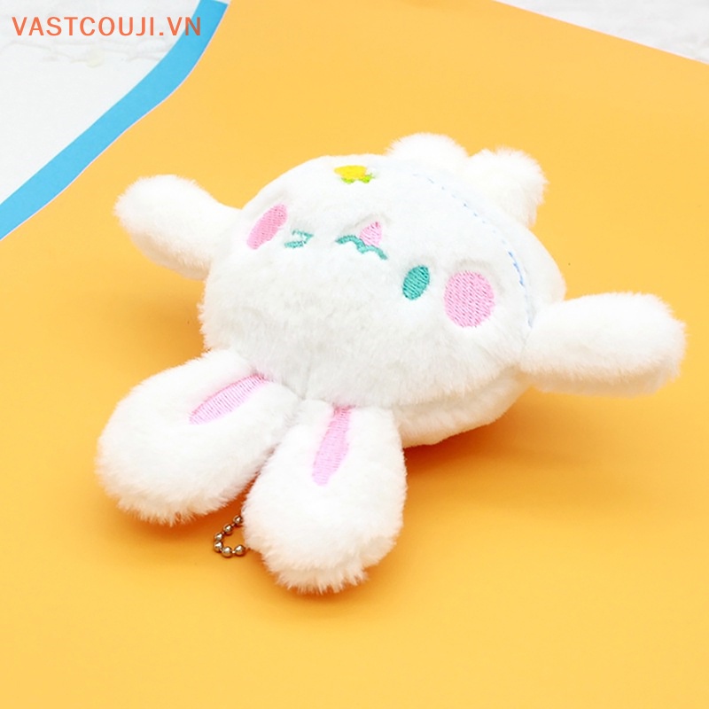 Thú Nhồi Bông Hình Thỏ Và Cà Rốt Mini Mềm Mại Trang Trí Móc Khóa