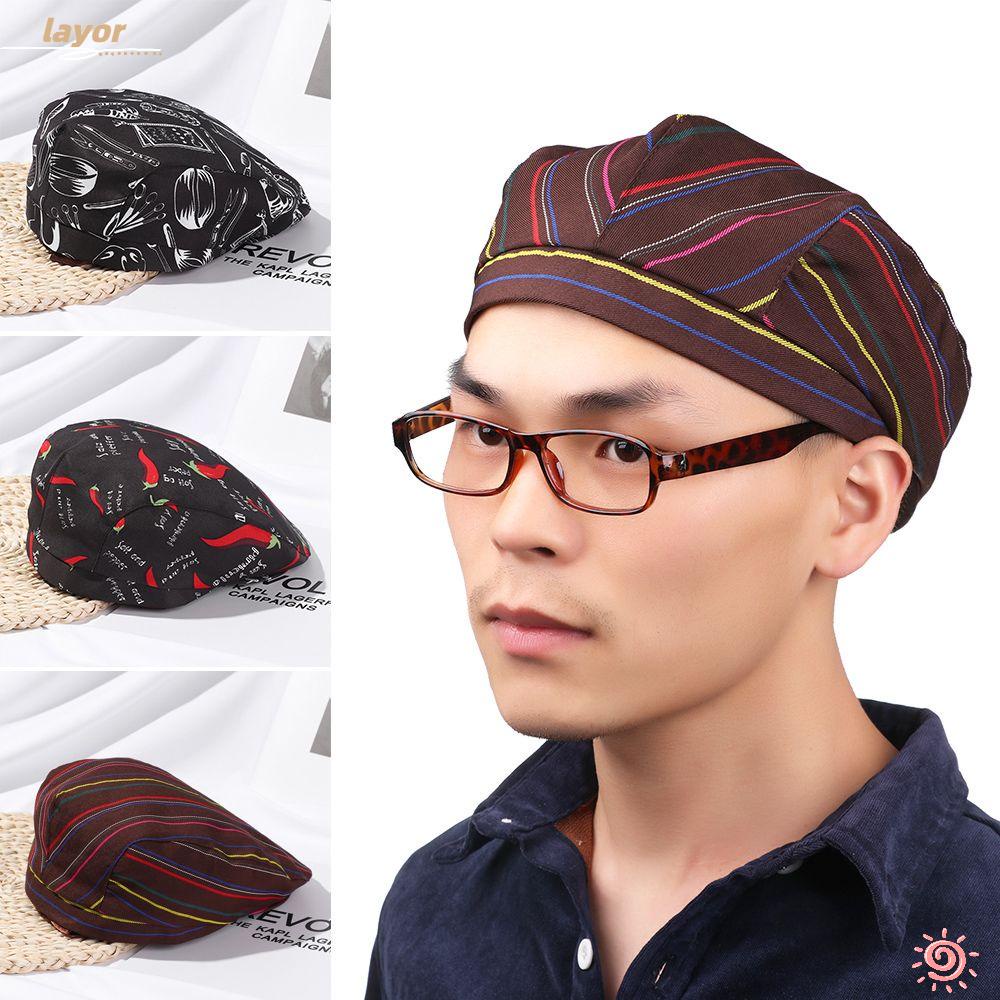 LAY Mũ Berets Bằng Cotton Hình Tròn Cho Nhân Viên Phục Vụ