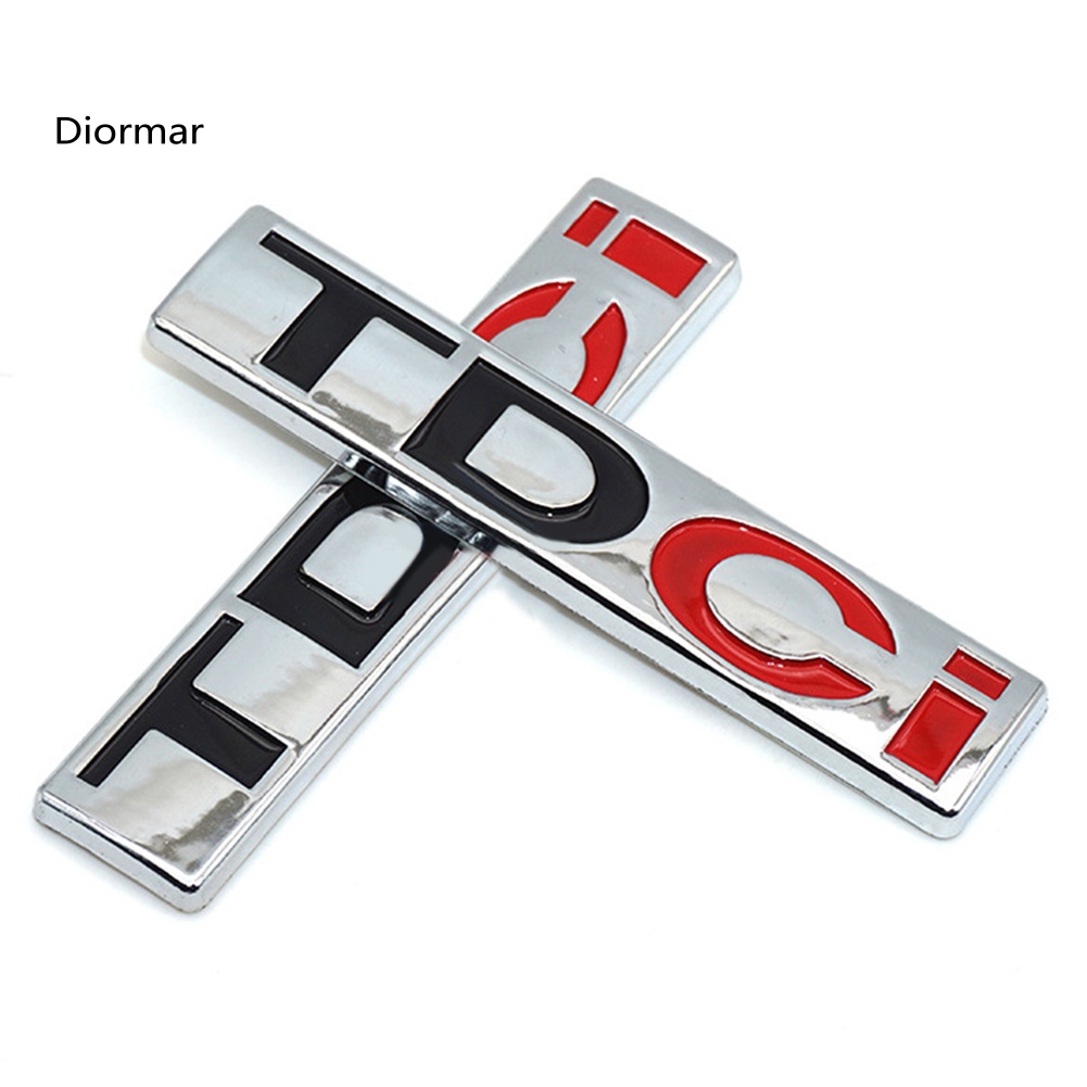 Miếng Dán Trang Trí Thân Xe Hơi In Chữ DIO TDCI Cá Tính