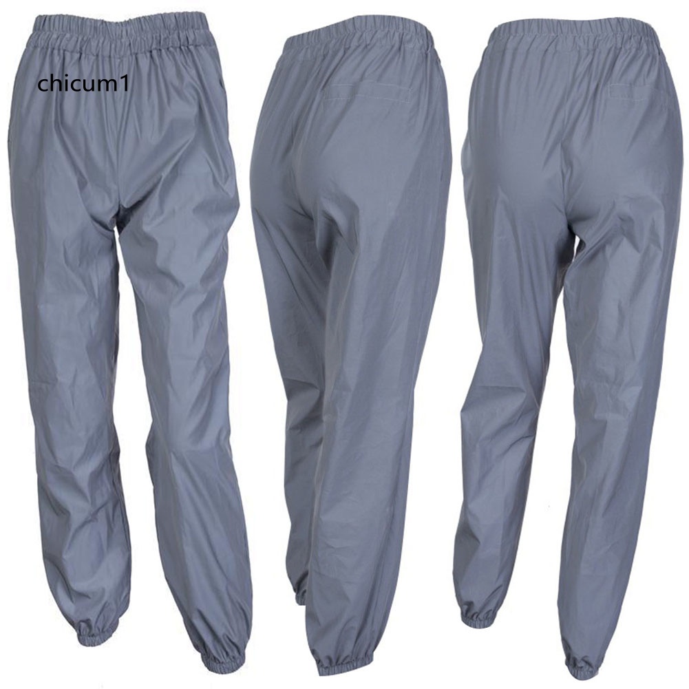 Quần Baggy Dài Lưng Cao Phản Quang Thời Trang Cho Nữ