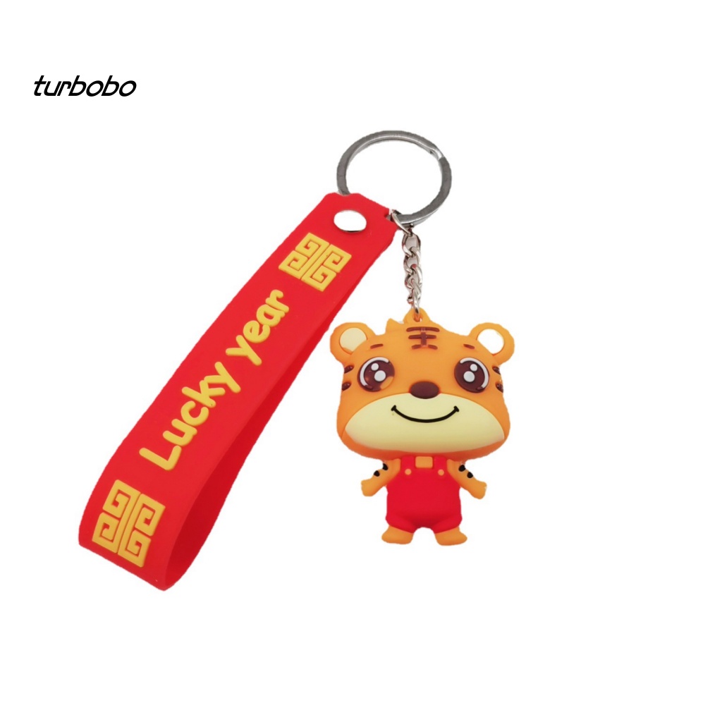 Móc Khóa Hình Chú Hổ May Mắn Phong Cách Truyền Thống Trọng Lượng Nhẹ Dành Cho Trẻ Em