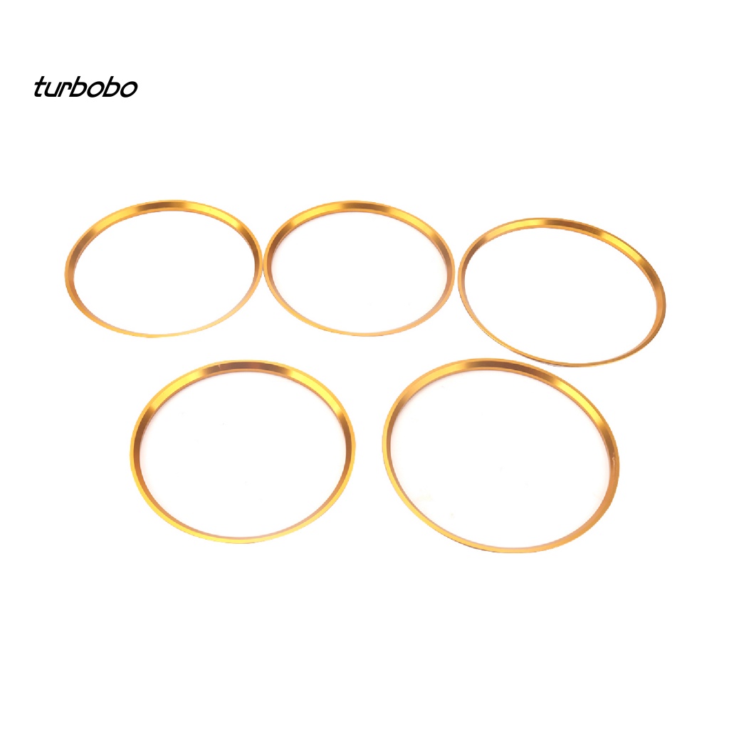 Set 5 Vòng Đệm Tự Dính Trang Trí Lỗ Thông Gió Máy Điều Hòa Xe Hơi A / B Class CLA GLA180 200 220 250 260
