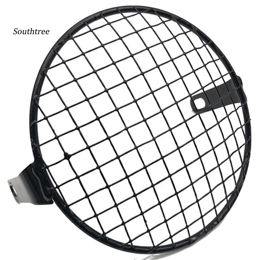 Ốp Bảo Vệ Đèn Pha Hình Vuông Bằng Kim Loại Siêu Bền Tiện Dụng Cho Xe Máy