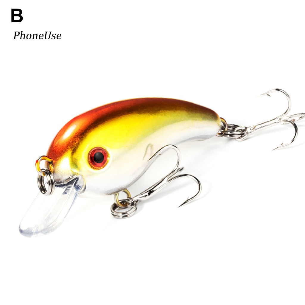 Mồi Câu Cá Nổi 3D Bằng Nhựa PU 55mm / 56g Chống Nước Có Móc Treble