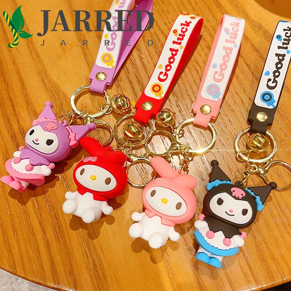 JARRED Móc Chìa Khóa Bằng PVC Dễ Thương Có Thể Tháo Rời