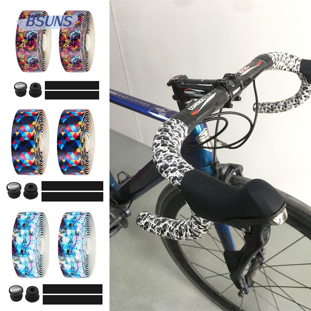 BSUNS Set 2 Cuộn Băng Quấn Tay Lái Xe Đạp MTB Chống Trượt Giảm Xóc