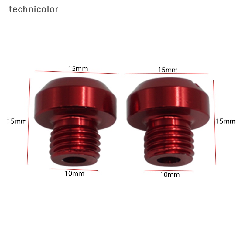 Bộ 2 Ốc Vít Nhôm CNC M10 Chuyên Dụng Cho Gương Chiếu Hậu Xe Mô Tô