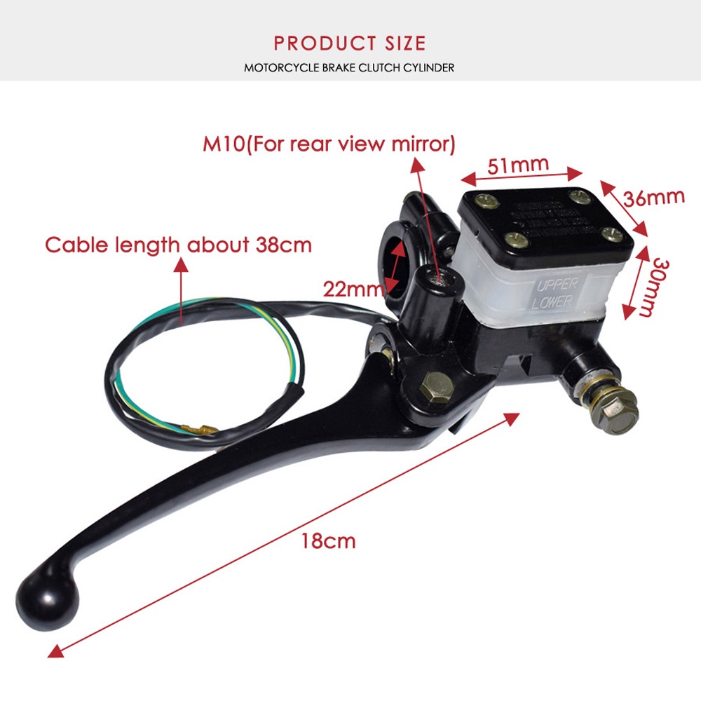 Cặp Tay Thắng 22mm Cho Xe Mô Tô Honda Yamaha