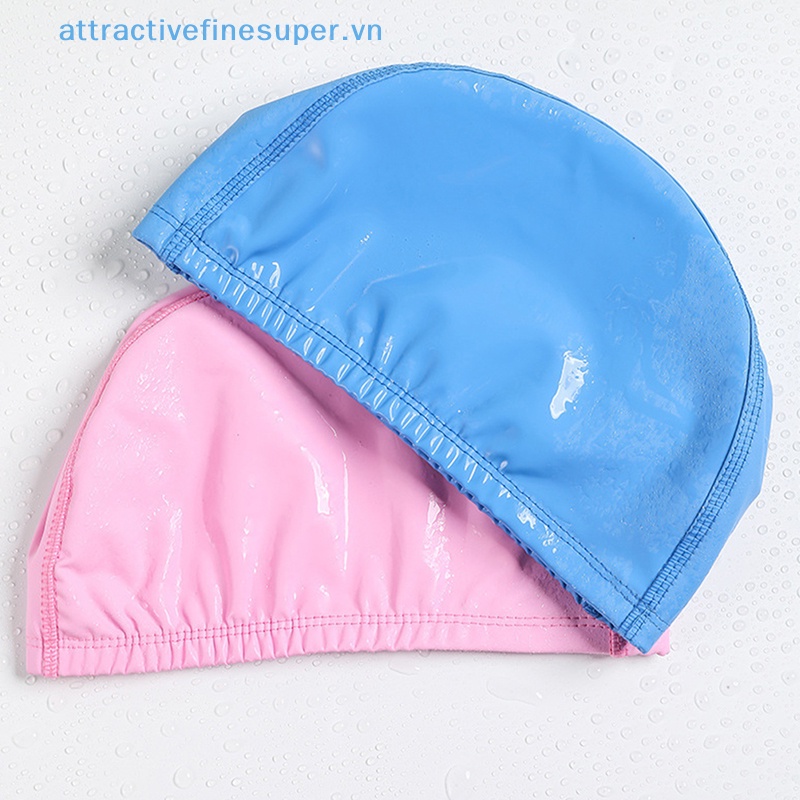 Afs Mũ Bơi Thể Thao Bằng Vải PU Co Giãn Chống Nước Bảo Vệ Tai Khi Bơi