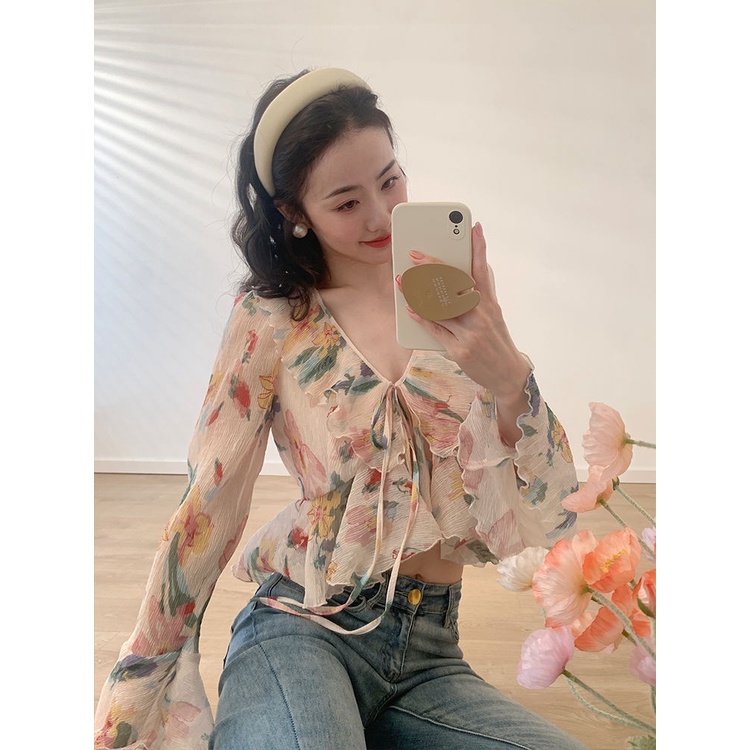 Cozok Áo Sơ Mi Ngắn Tay Dài In Họa Tiết Thời Trang Quyến Rũ