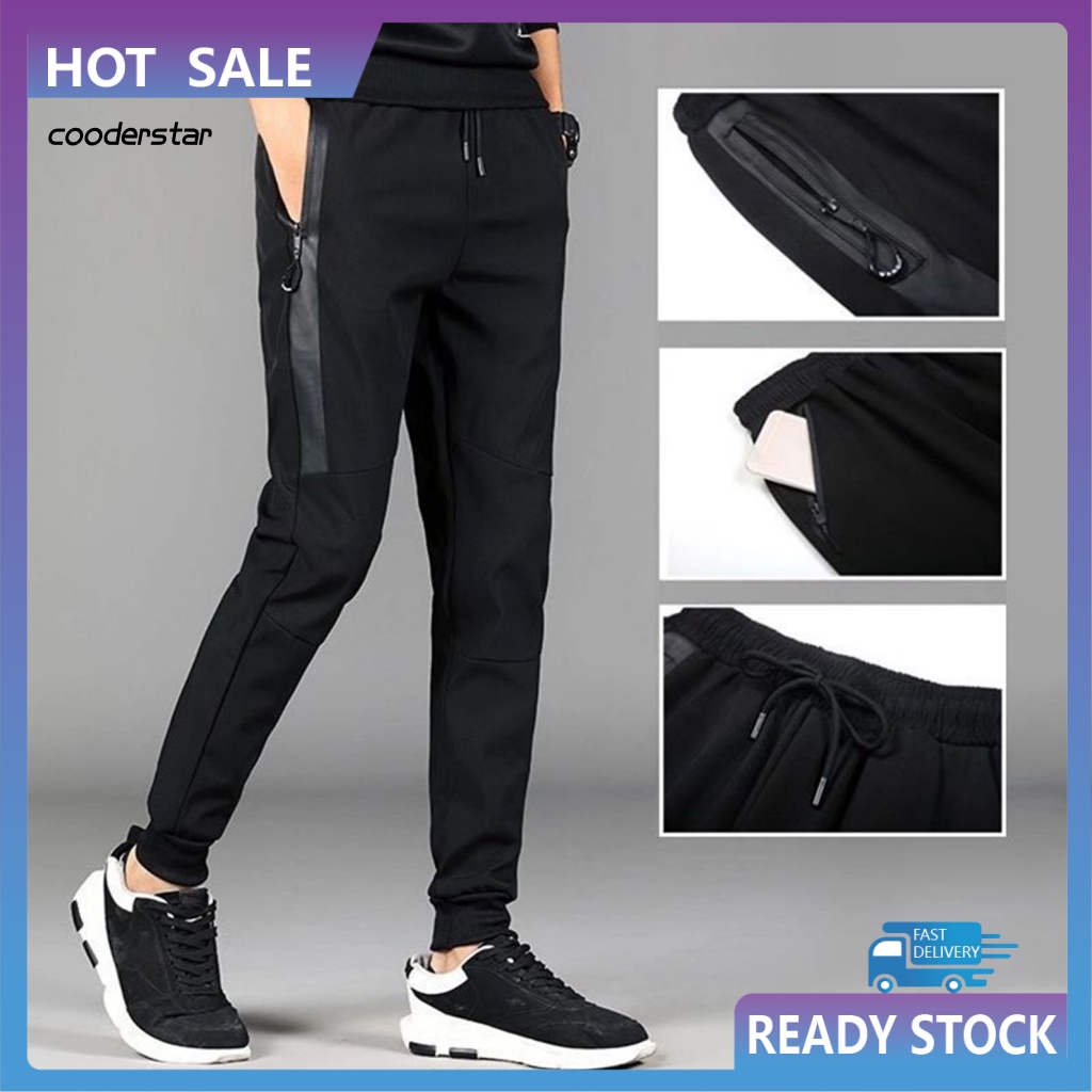 Quần Dài Lưng Thun Màu Sắc Đơn Giản Thời Trang Cho Nam