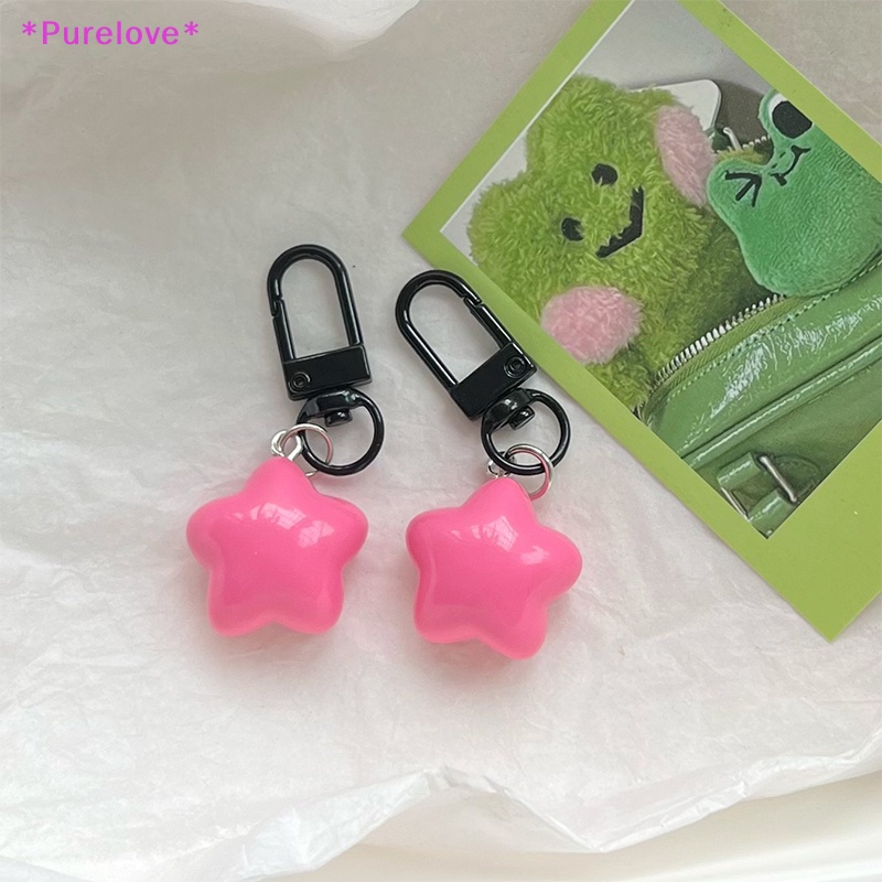 Móc Khóa Hình Ngôi Sao Năm Cánh Xinh Xắn Cho Cặp Đôi Mới