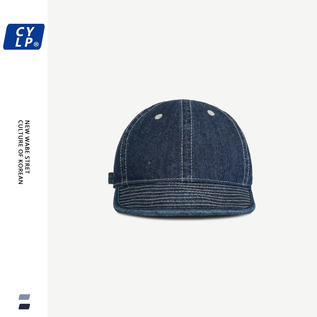 Mũ Lưỡi Trai Denim In Chữ Phong Cách Hiphop Thời Trang Cho Nam Nữ