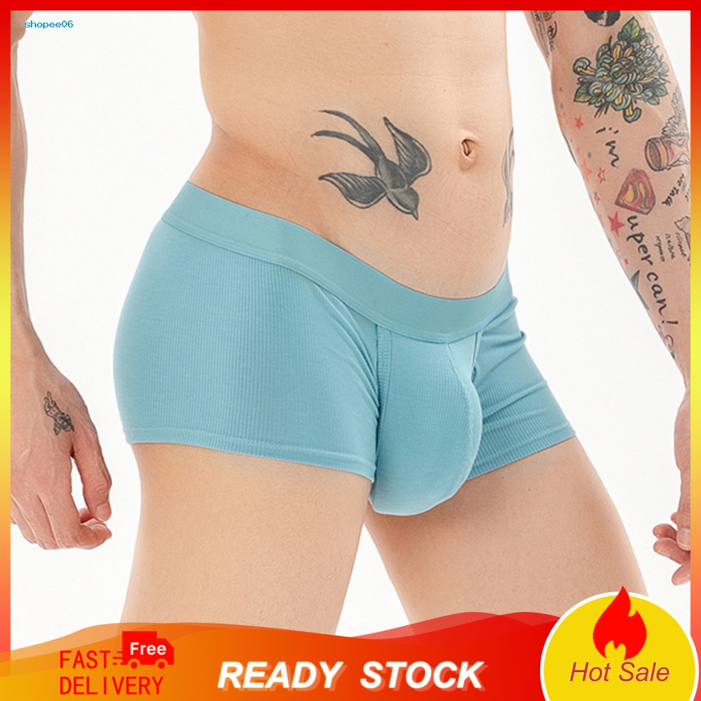 Quần Lót Boxer Co Giãn Màu Sắc Thời Trang Quyến Rũ Cho Nam