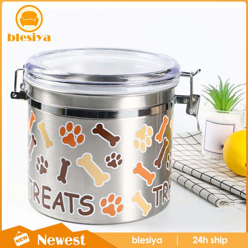 Hũ Đựng Cà Phê / Hạt / Đồ Ăn Vặt Bằng Thép Không Gỉ Tiện Dụng Cho Nhà Bếp