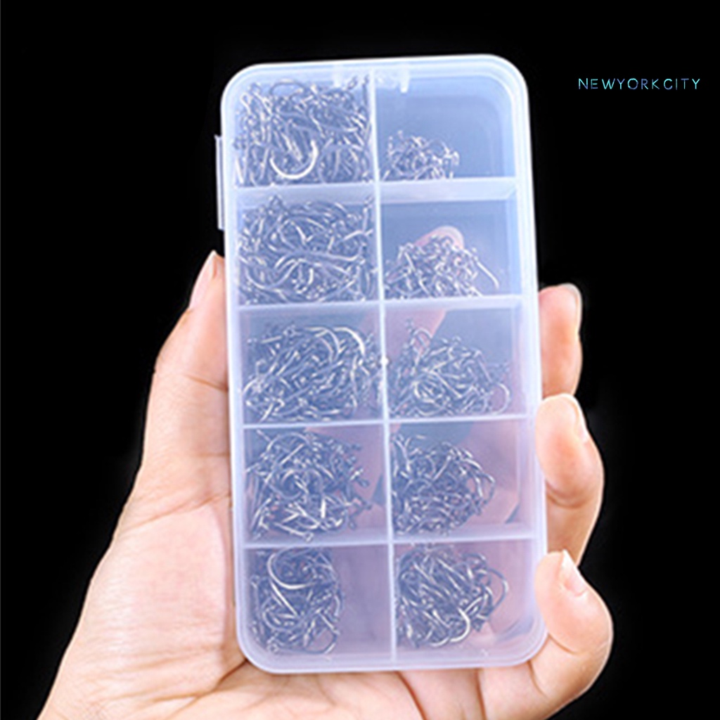 Hộp Móc Câu Cá NY-1 Bằng Kim Loại Sắc Bén Chống Rỉ