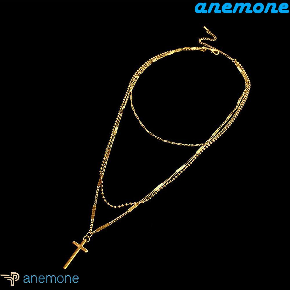 ANEMONE Vòng cổ Ba Lớp Thanh Lịch Thời Trang Cho Nam Và Nữ
