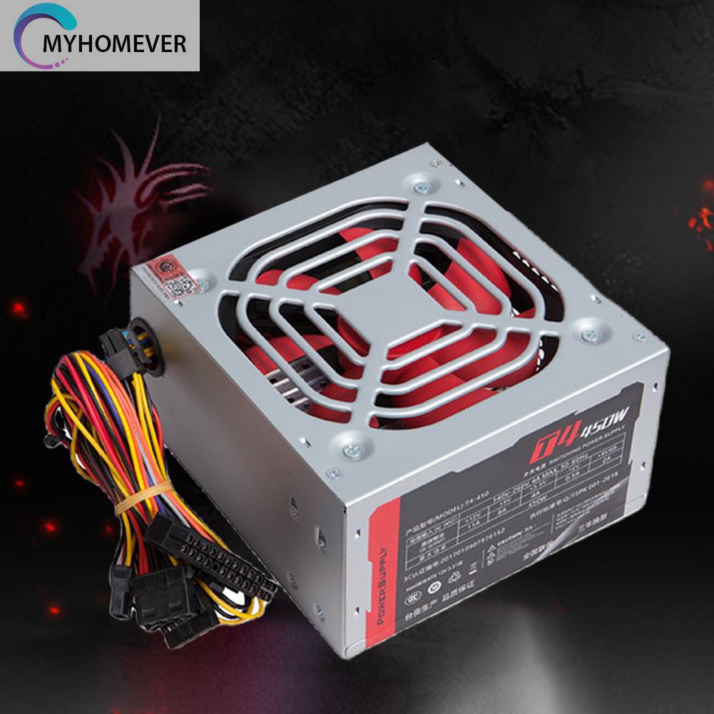 Nguồn ĐiệN 200W ATX 450W 4Pin 2 SATA Cho MáY TíNh