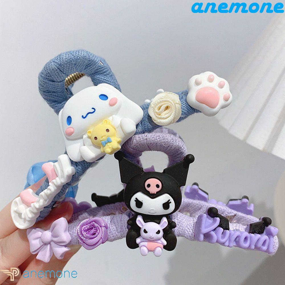 ANEMONE Kẹp Tóc Hình Hoa Hoạt Hình Phong Cách Hàn Quốc Ngọt Ngào Cho Nữ