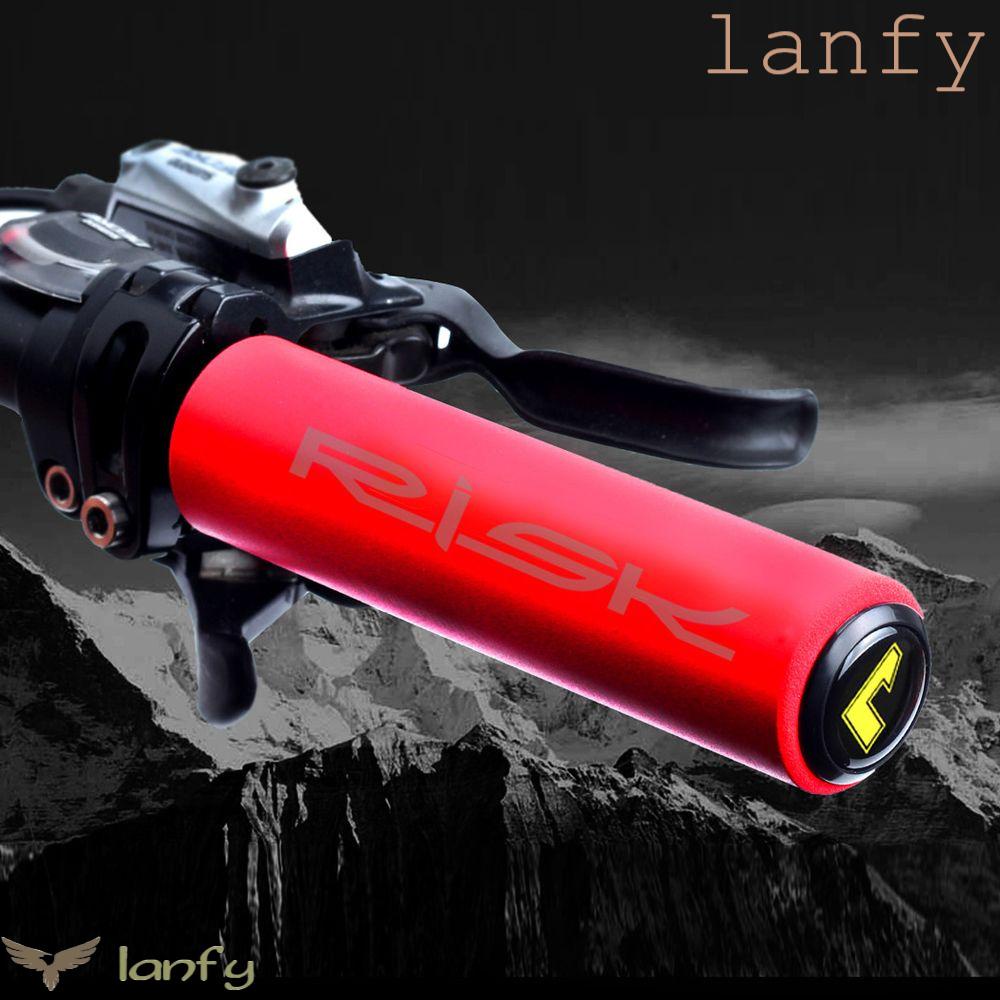 LANFY Vỏ Bọc Tay Lái Xe Đạp Leo Núi Bằng Silicon Mềm Siêu Nhẹ Chống Trượt