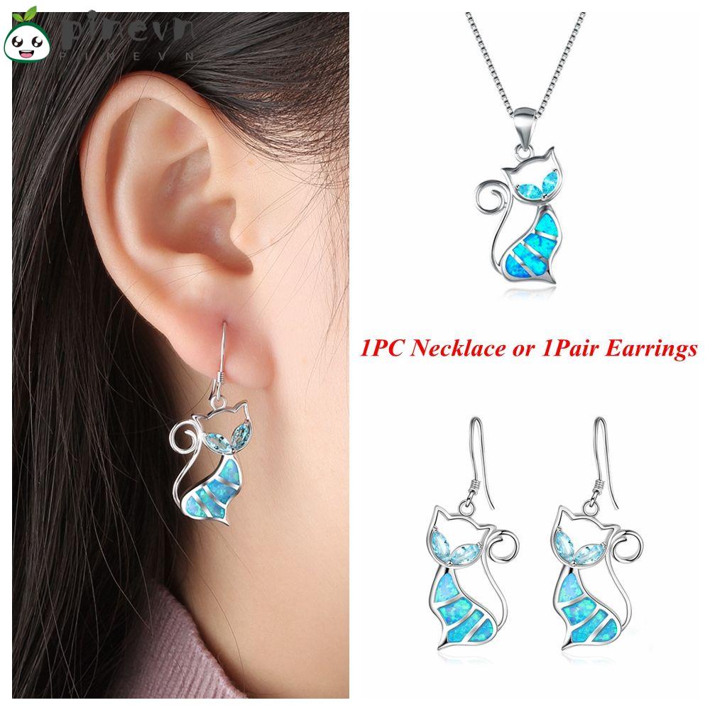 PINEVN Vòng cổ Mặt Đá Opal Thời Trang Cho Nữ