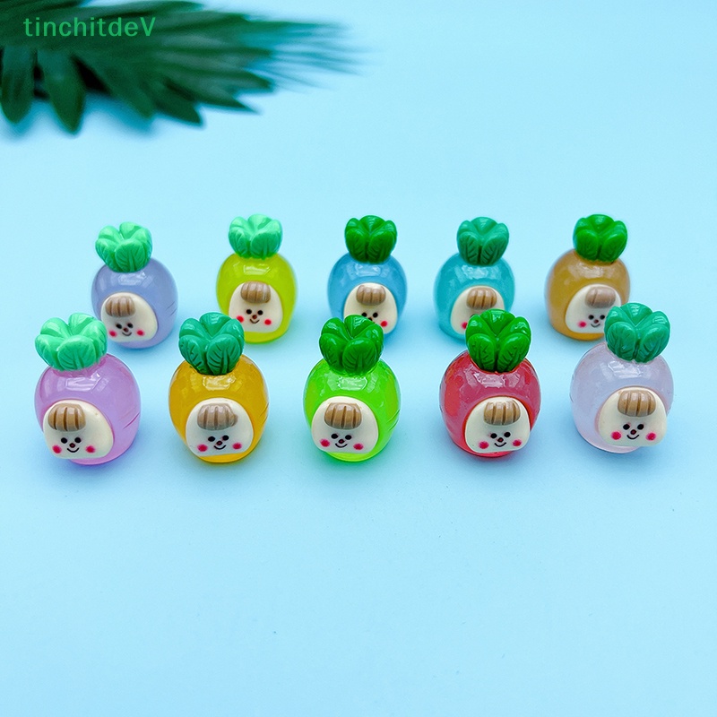 [TinchitdeV] Bộ 2 Cà Rốt Mini Dạ Quang Trang Trí Tiểu Cảnh / Nhà Búp Bê