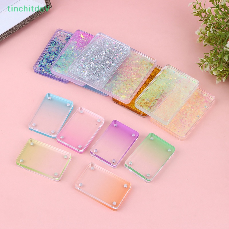 [TinchitdeV] Giá Đỡ Trưng Bày Khung Ảnh Thẻ Từ Tính Bằng Acrylic Trong Suốt Sáng Tạo Và Dễ Thương [Mới]