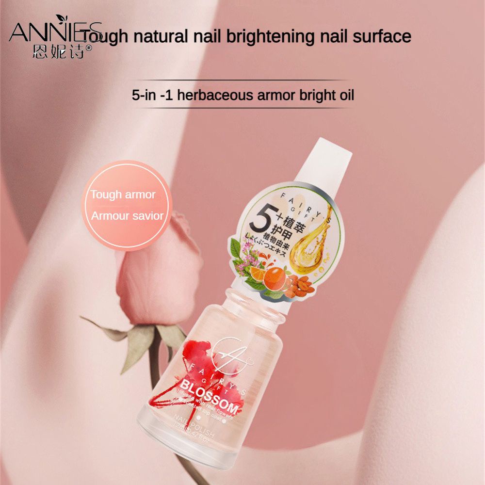 ♕ Fairys Gift Dưỡng chất Dầu sơn móng tay Trong suốt Sáng bóng Nuôi dưỡng Sửa chữa Chống gãy rụng Giảm khô da Dầu ngón tay Nail Art For Nail Shop 12ml NỘI THẤT
