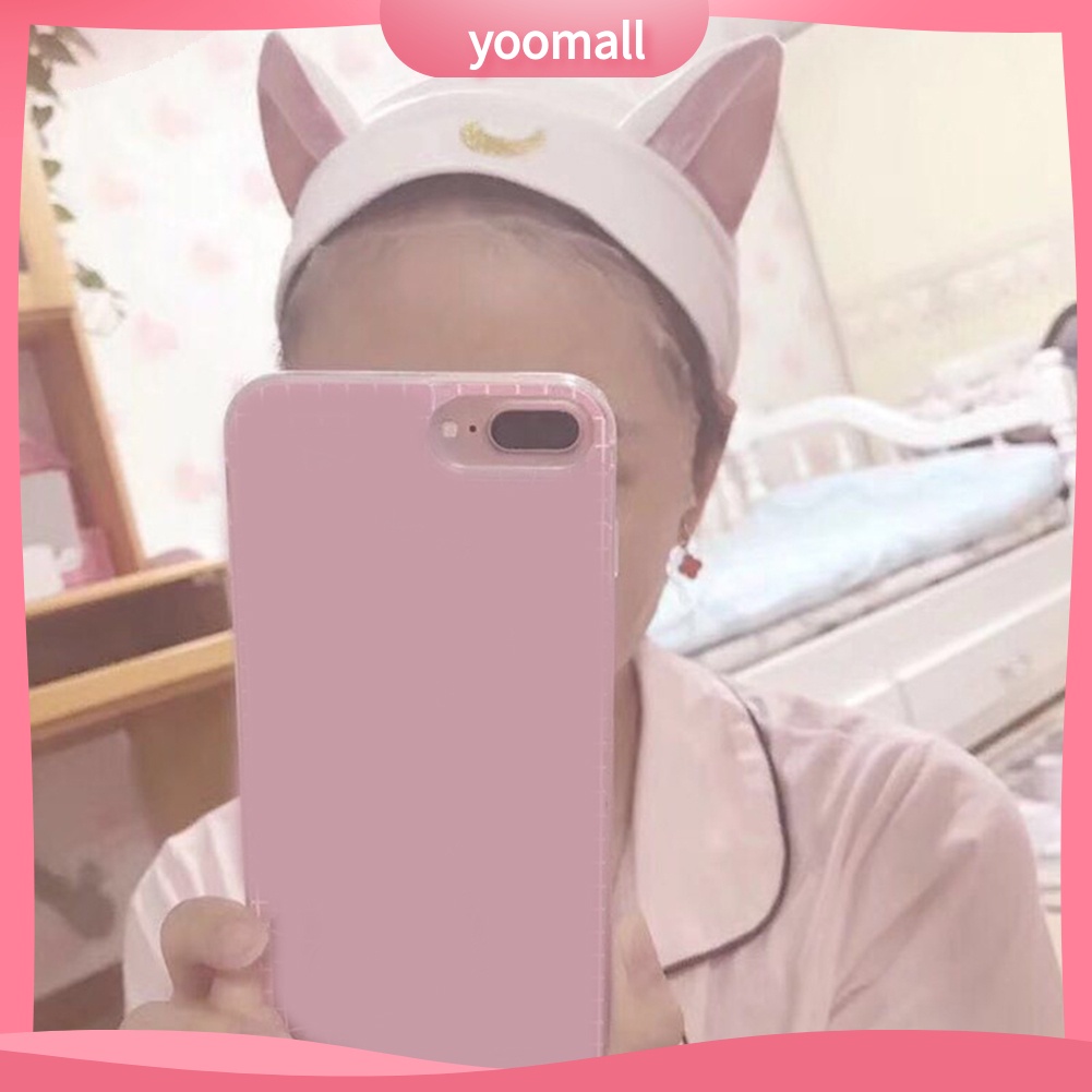 Băng Đô Tai Mèo Co Giãn Họa Tiết Thủy Thủ Mặt Trăng Dành Cho Trang Điểm Rửa Mặt