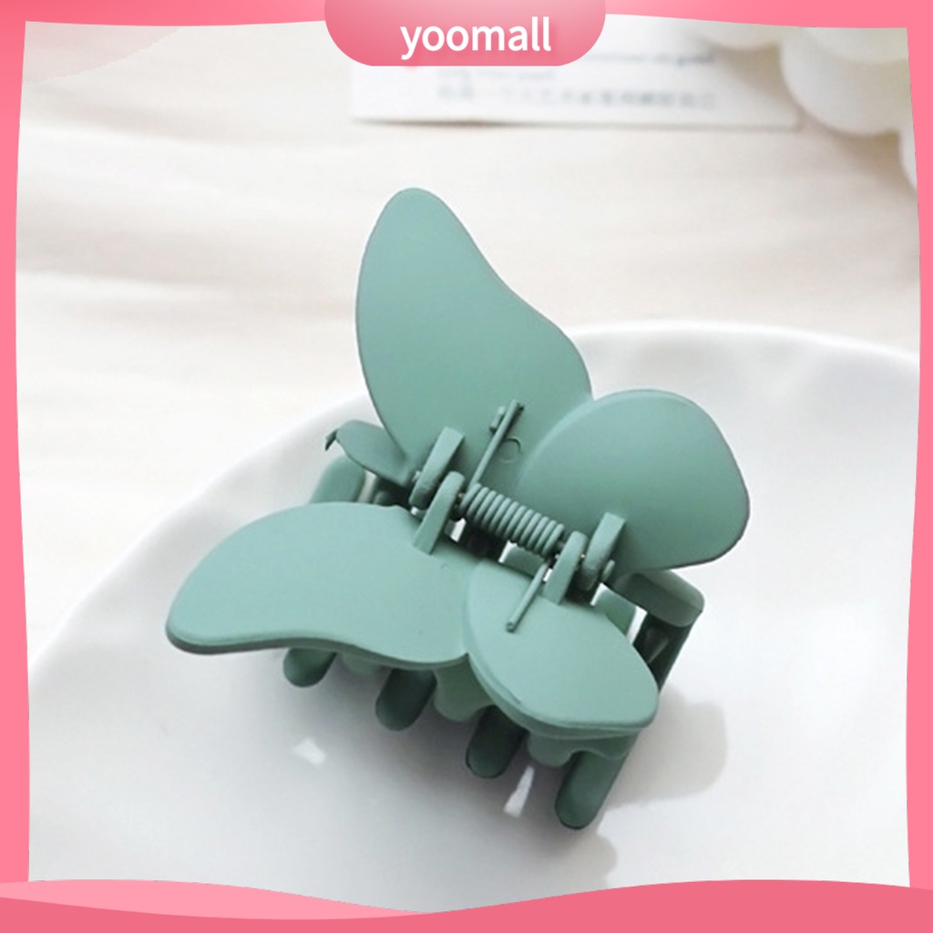 Kẹp Tóc Màu Trơn Chống Trượt Kiểu Dáng Đơn Giản Cho Nữ