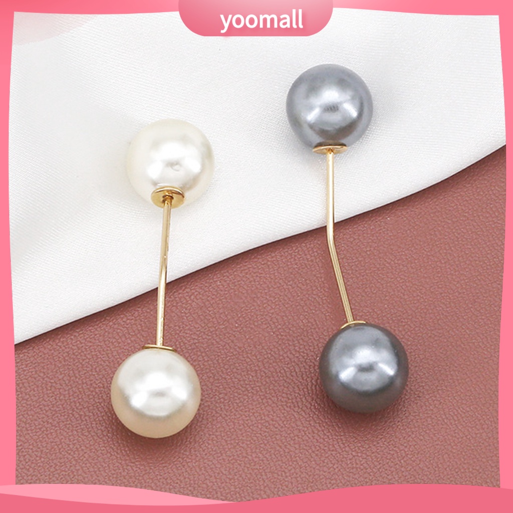 [YM] Trâm Cài Áo Cố Định Quần Áo Đính Ngọc Trai Nhân Tạo Duyên Dáng Đơn Giản Cổ Điển