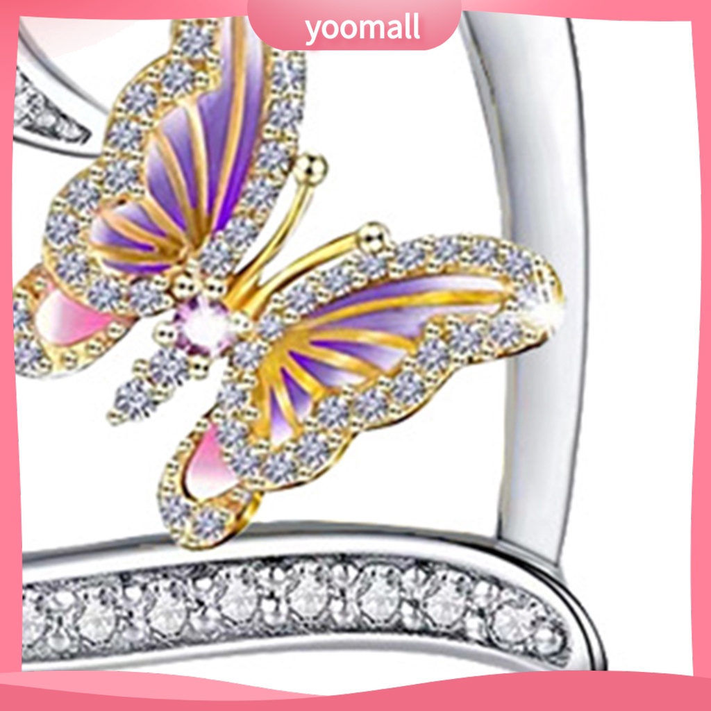 Vòng cổ Mặt Hình Trái Tim / Bướm Đính Đá Tinh Tế Thời Trang Cho Nữ