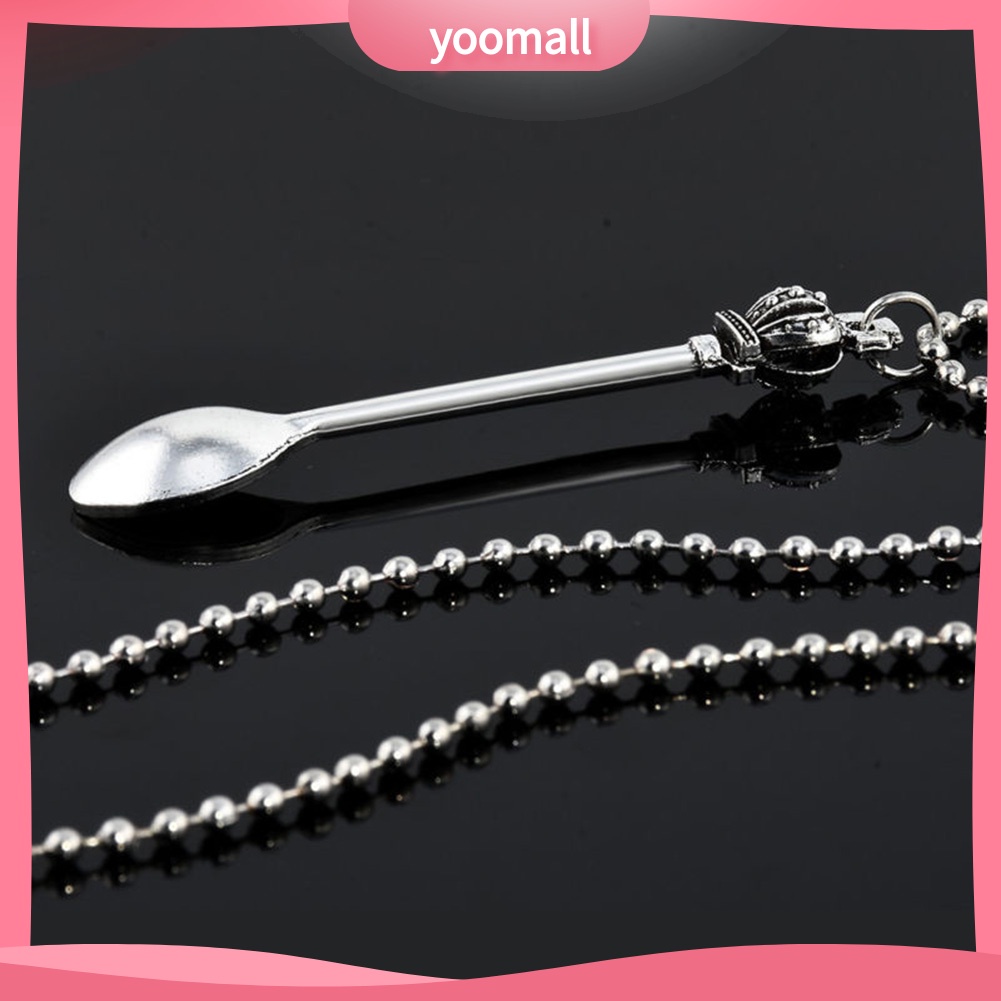 Vòng cổ Hợp Kim Mặt Hình Muỗng Trà / Vương Miện Mini Thời Trang Cho Nữ