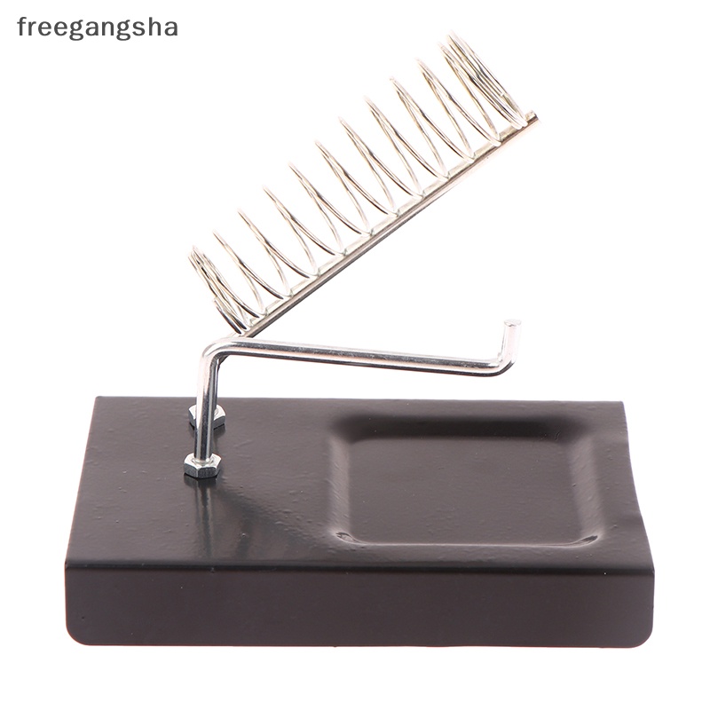 [FREG] 1Pc Electric Soldering Iron Holder High Temperature Resistance Soldering Iron Stand al Metal Soldering Iron Stand FDH