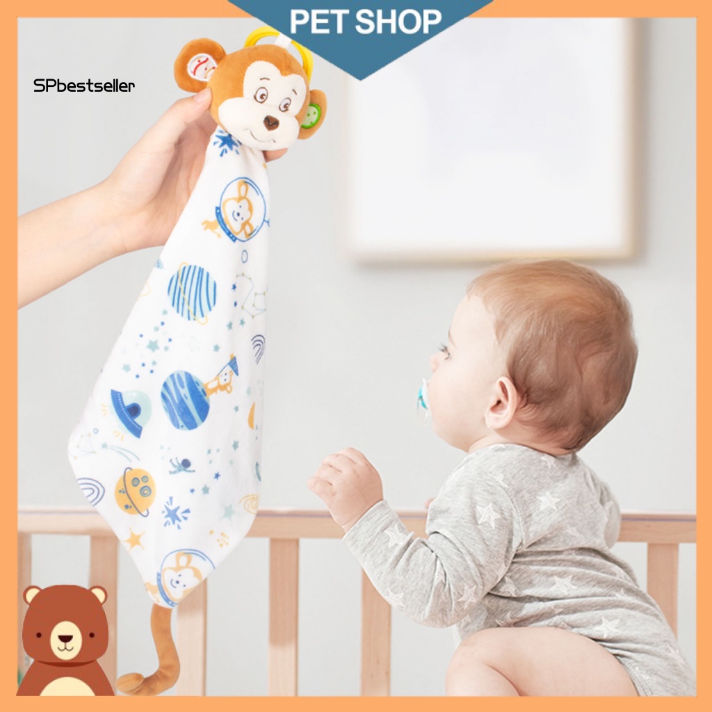 Đồ chơi nhồi bông Hình Động Vật Màu Sắc Tươi Sáng Thu Hút Có Âm Thanh Vui Nhộn Cho Bé