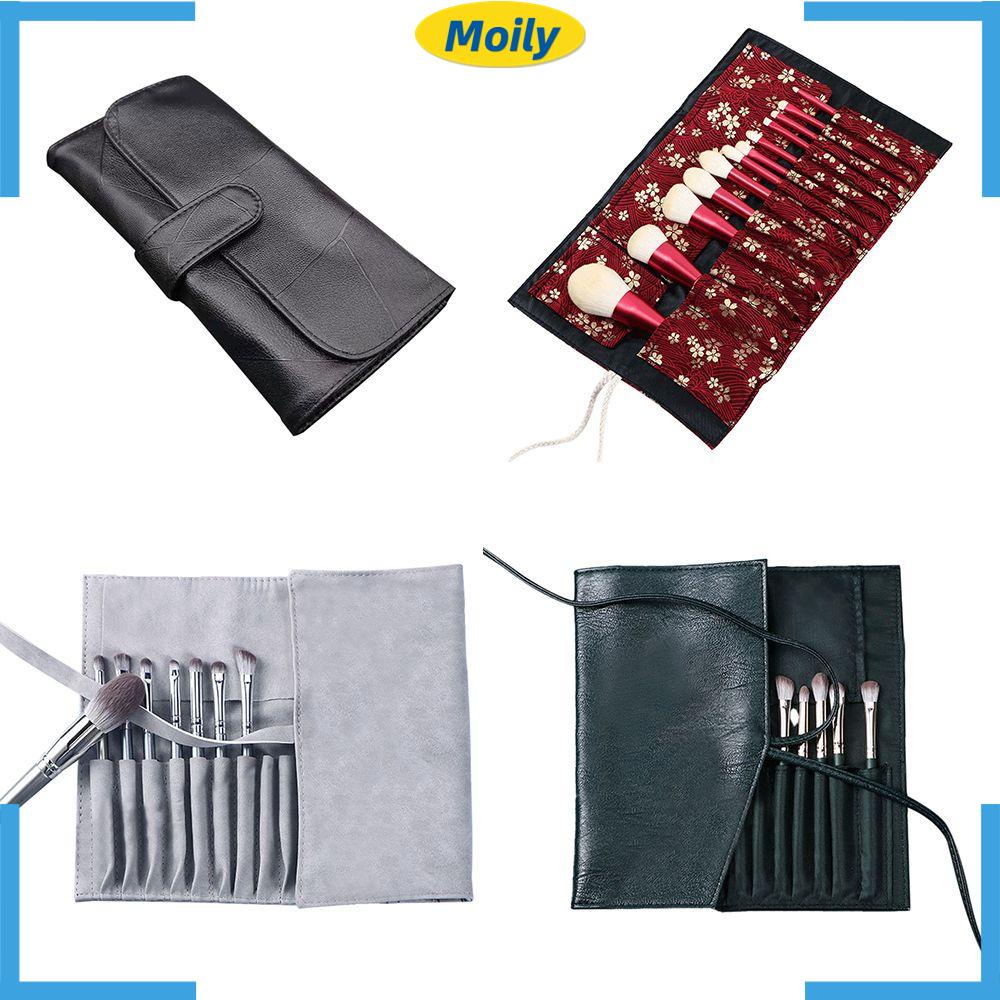 MOILYVN Túi Đựng Cọ Trang Điểm Cỡ Lớn Có Khóa Kéo Tiện Dụng