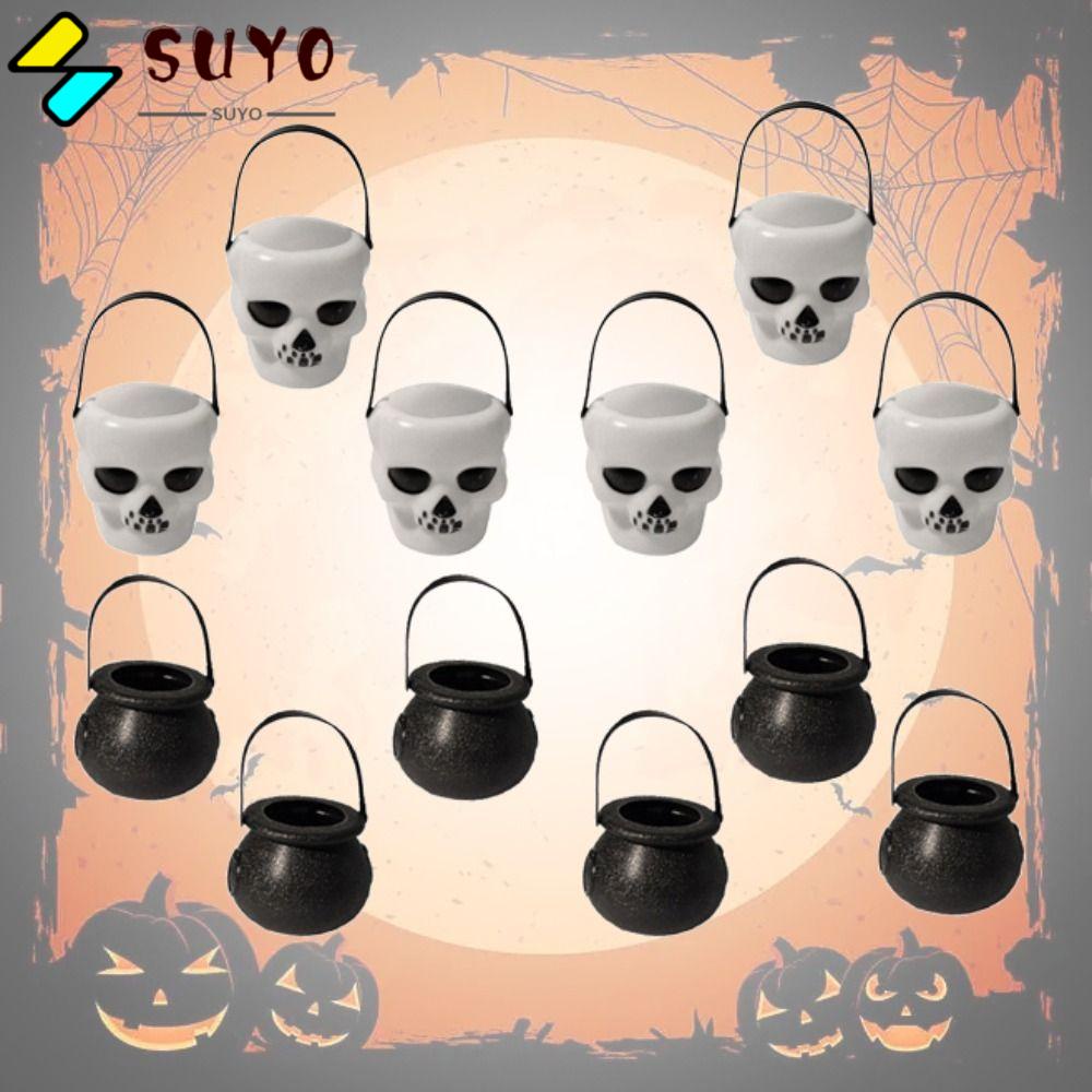 SUYO Set 6 / 12 Lọ Kẹo Trang Trí Halloween