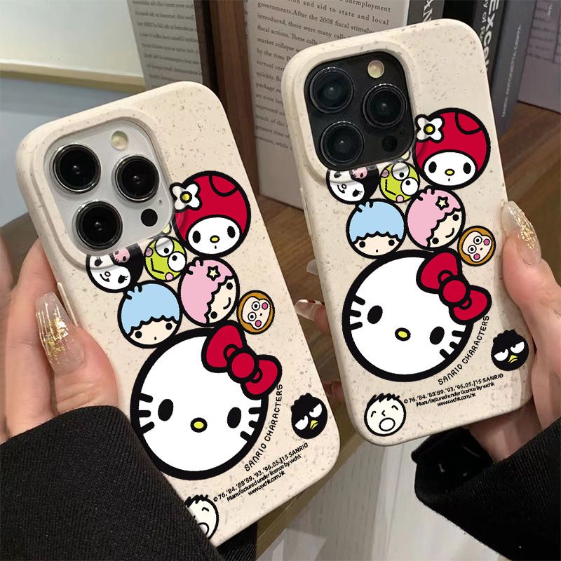 Ốp Điện Thoại Dẻo Họa Tiết Hoạt Hình Sanrio Dễ Thương Chống Sốc Cho iPhone1211 14pro7 max8plus 13 M6YP