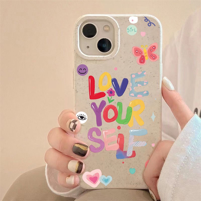 Ốp Điện Thoại Dẻo Họa Tiết Bươm Bướm &amp; Chữ Tiếng Anh Đơn Giản Chống Sốc Cho Iphone12 1314pro 11plus8max 7iPhone12