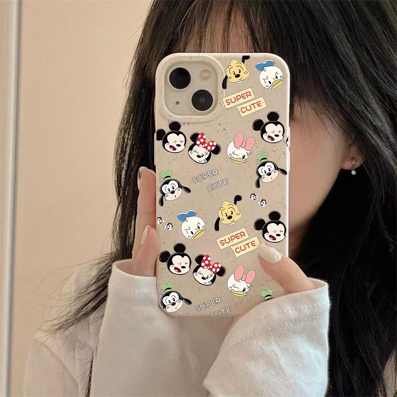 Ốp Điện Thoại Dẻo Họa Tiết Hoạt Hình Disney Dễ Thương Chống Sốc Cho iPhone12 plus 4YL1 13 714pro 11 8max