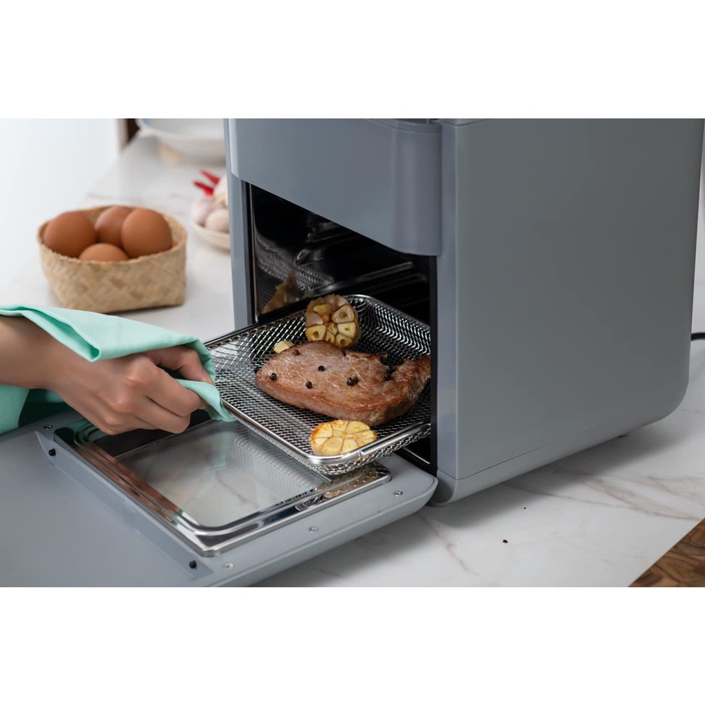 Nồi Chiên Không Dầu ELEGANT, Máy Nướng Gà, Dung Tích 6L, Công Suất 1400W, Dễ Vệ Sinh, Nhập Đức, BH 12 Tháng, bepduc_99