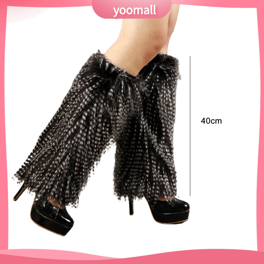 [YM] Vớ Lông Giả Nhiều Màu Sắc Co Giãn Giữ Ấm Chân Thời Trang Mặc Hàng Ngày Cho Nữ