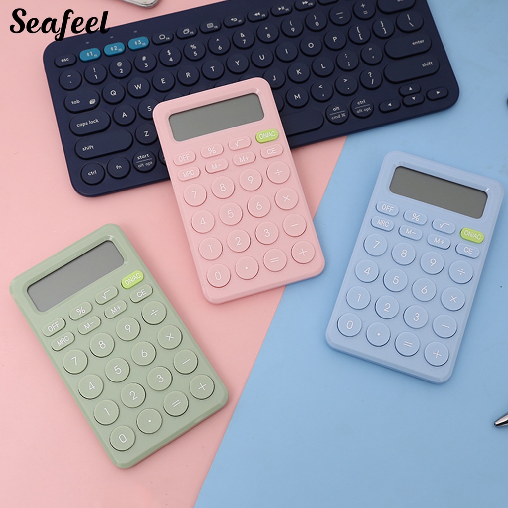 Máy Tính Cầm Tay 8 Số Nhỏ Gọn Tiện Dụng Cho Học Sinh / Nhân Viên Văn Phòng