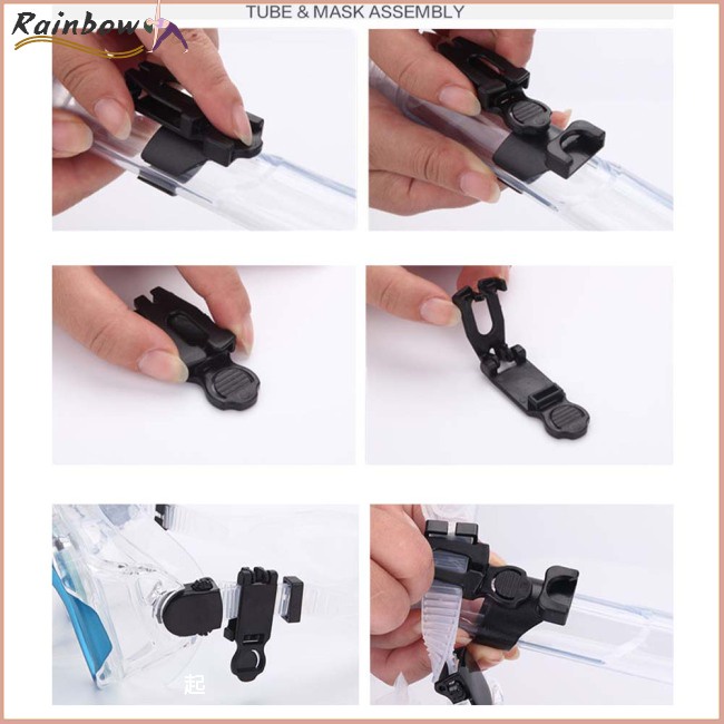 Kẹp Nhựa Giữ Ống Thở Thay Thế Chuyên Dụng Cho Thợ Lặn