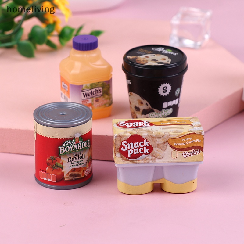 1 Mô Hình Lon Nước Trong Siêu Thị Mini Tỉ Lệ 1: 12 Dùng Trang Trí Nhà Búp Bê