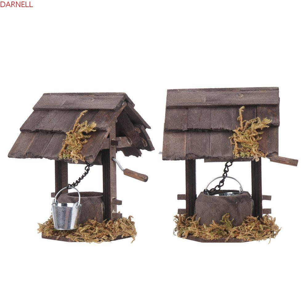 Mô Hình Vòm Gà Bằng Gỗ Kiểu Hoạt Hình Tỷ Lệ 1 / 12 Dùng Trang Trí Tiểu Cảnh / Nhà Búp Bê DIY