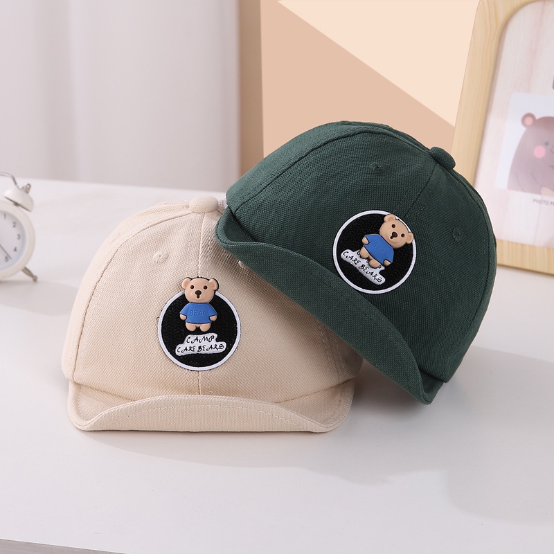 Mũ Bóng Chày Chống Nắng Vành Mềm Hoạ Tiết Hoạt Hình Thời Trang Mùa Hè Cho Bé 1-2 Tuổi