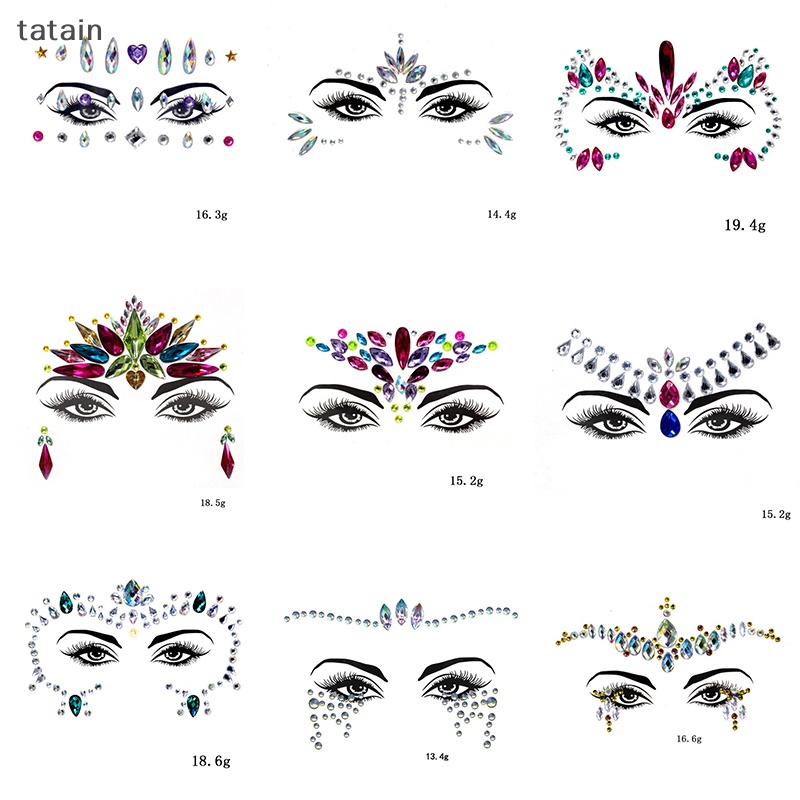 Đá Dán Mặt 3D Lấp Lánh Quyến Rũ Vn